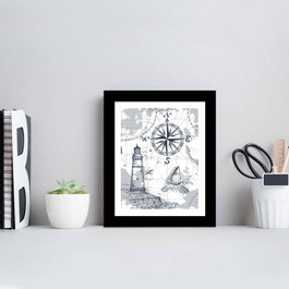 Wallity Cuadro Decorativo Enmarcado SCT-107 Multicolor